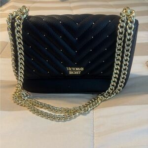Victorias Secret black elegant stud bag